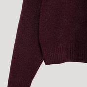 Women high neck knit jumper