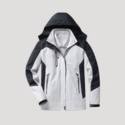 Women waterproof ski winter jacket with hood