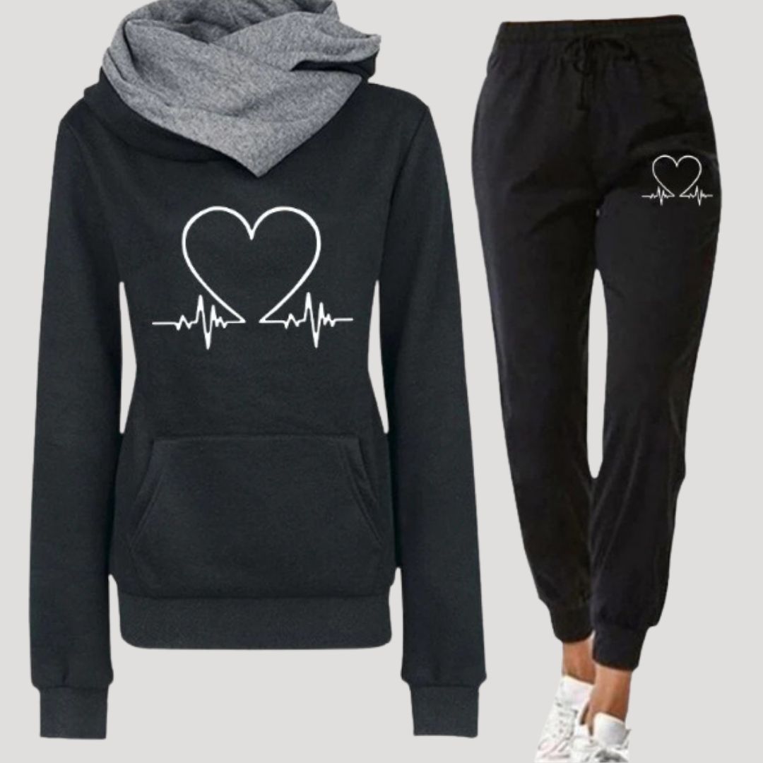 Women’s fleece winter jogger co ord set