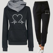 Women’s fleece winter jogger co ord set
