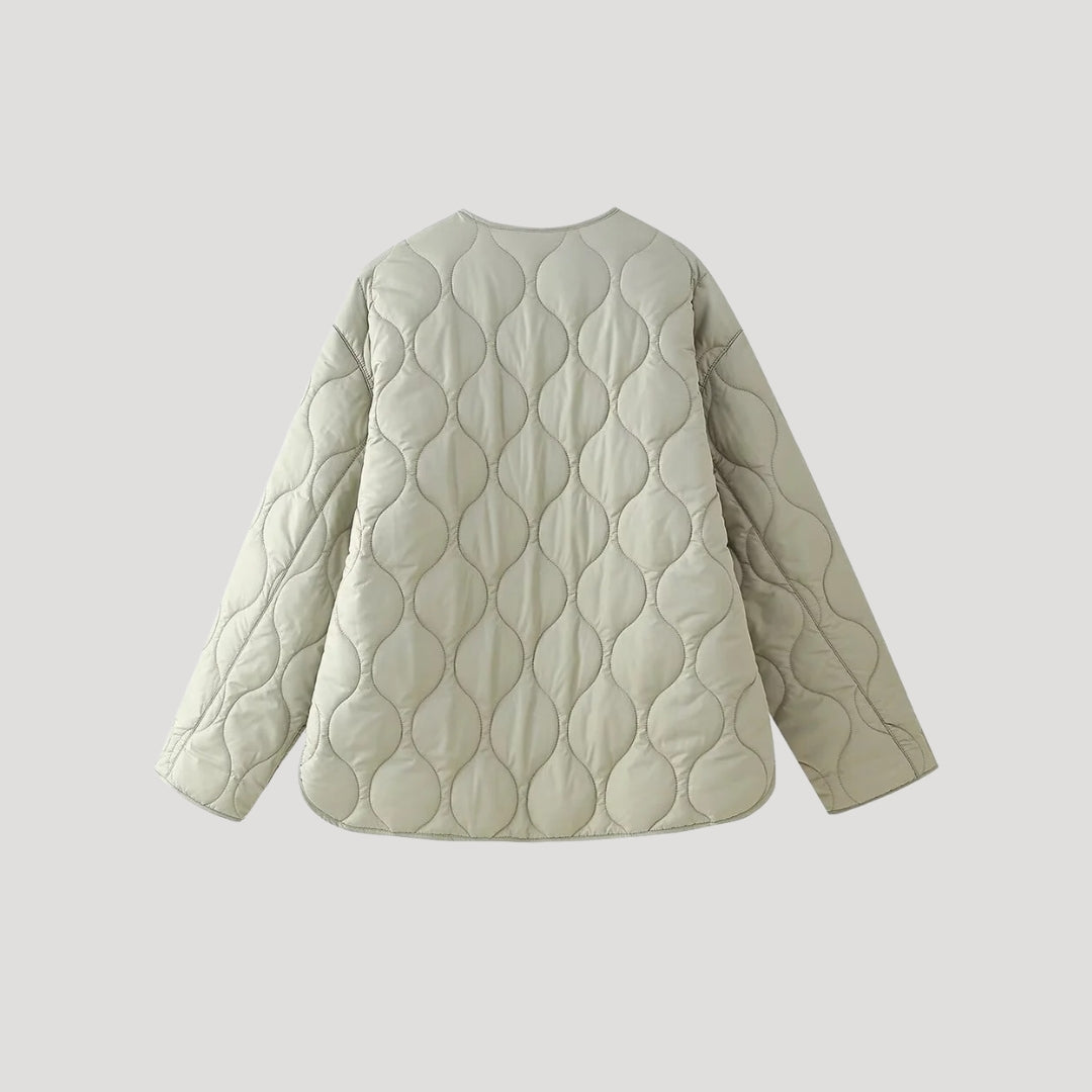 Women quilted lightweight jacket