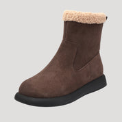 Fleece-lined winter boots