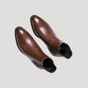 Men’s waterproof leather winter chelsea boots