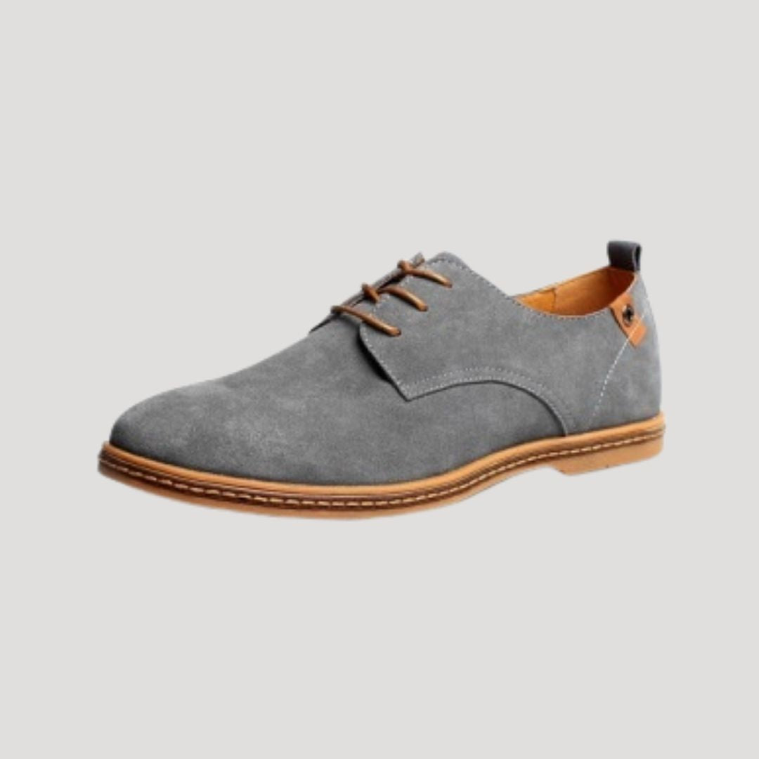 Men’s smart suede lace up derby shoes