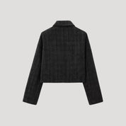 Women tweed bow detail jacket