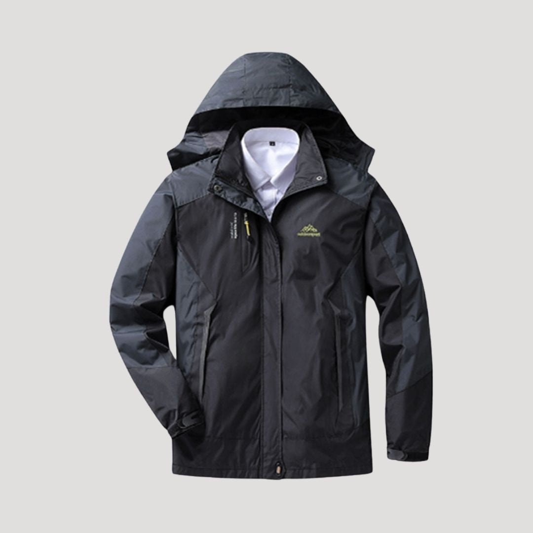 Women waterproof ski winter jacket with hood