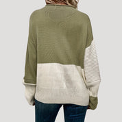 Women oversized knit pullover winter sweater