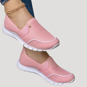 Women’s slip on mesh walking trainer shoes