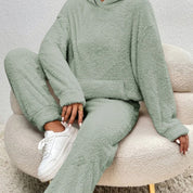 Women’s fleece loungewear set cosy winter tracksuit