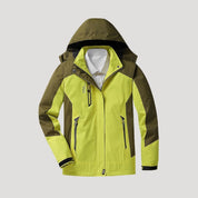 Women waterproof ski winter jacket with hood