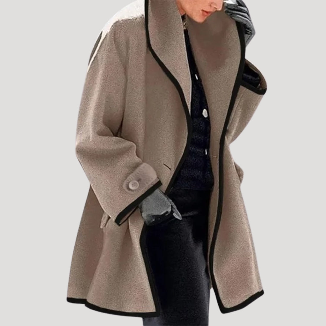 Women oversized wool coat