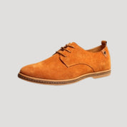 Men’s smart suede lace up derby shoes
