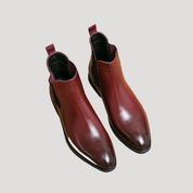 Men’s waterproof leather winter chelsea boots