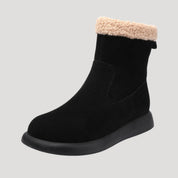 Fleece-lined winter boots