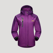 Women waterproof ski winter jacket with hood