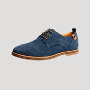 Men’s smart suede lace up derby shoes