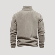 Essential zip-up fleece pullover