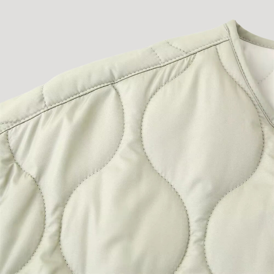 Women quilted lightweight jacket