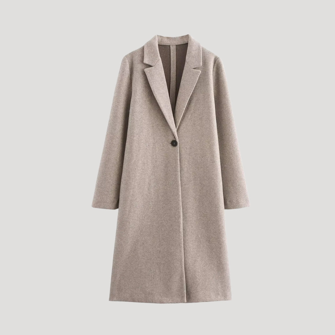 Women's wool-blend coat