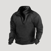 Warm fleece half-zip jumper