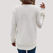 Women’s long sleeve textured tunic casual top