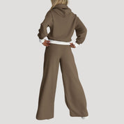 Women’s fleece lined oversized hoodie and jogger set