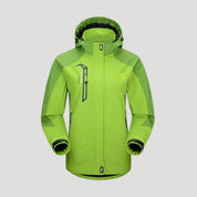 Women waterproof ski winter jacket with hood