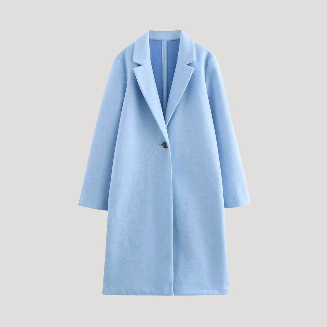 Women's wool-blend coat