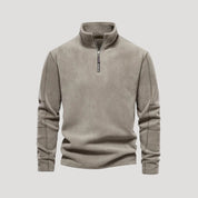 Essential zip-up fleece pullover