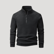 Men’s half zip fleece jumper – winter pullover sweater
