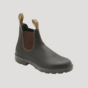 Men durable leather Chelsea boots