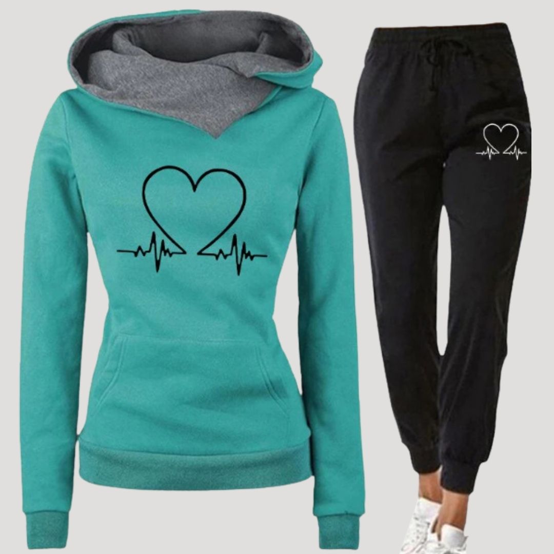 Women’s fleece winter jogger co ord set