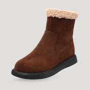 Fleece-lined winter boots