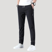 Men lightweight stretch jogger trousers