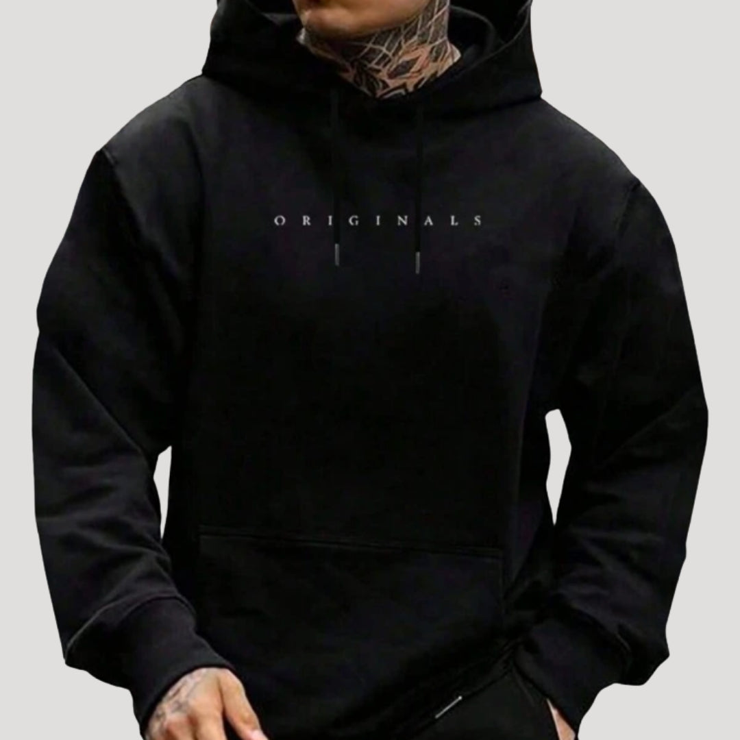 Men’s oversized streetwear hoodie casual pullover