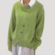 Women’s chunky knit wool oversized winter cardigan