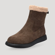 Fleece-lined winter boots