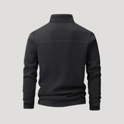 Men’s half zip fleece jumper – winter pullover sweater