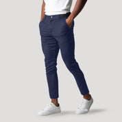 Slim-fit casual pants