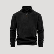 Essential zip-up fleece pullover