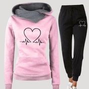 Women’s fleece winter jogger co ord set
