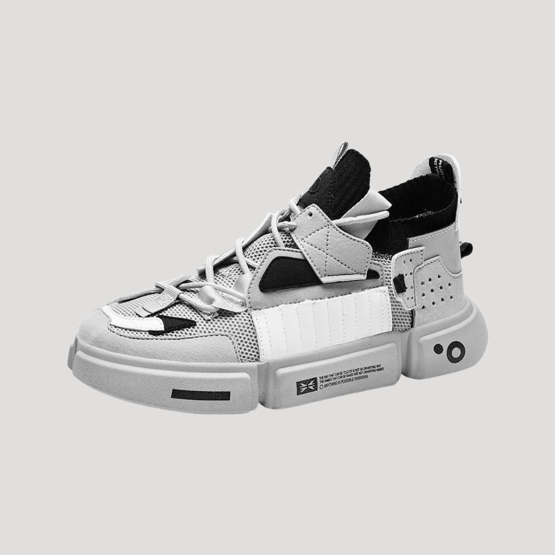 Men’s chunky platform lace up casual trainers