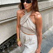 Women’s summer outfit linen co ord set