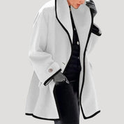 Women oversized wool coat