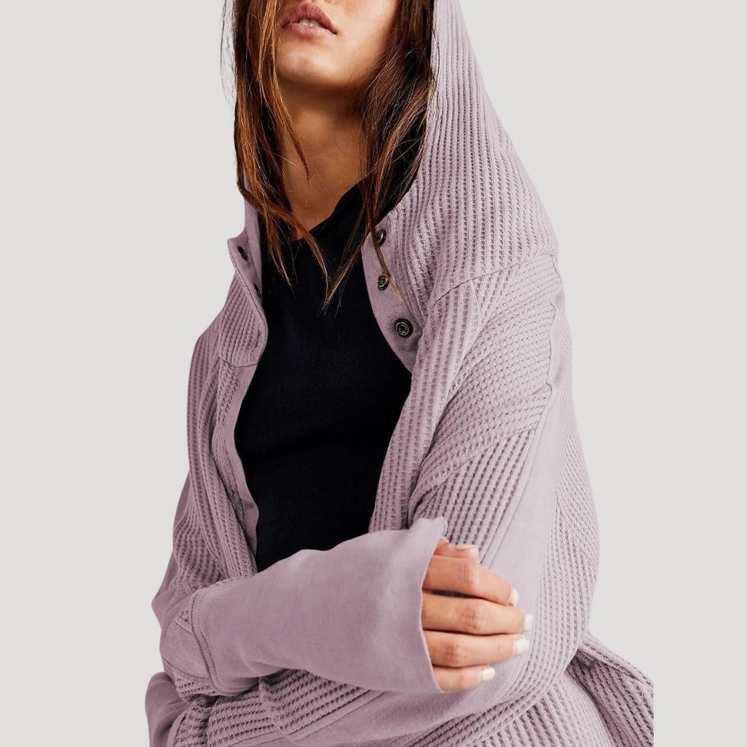 Women’s cropped zip up knit jumper top
