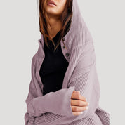 Women’s cropped zip up knit jumper top