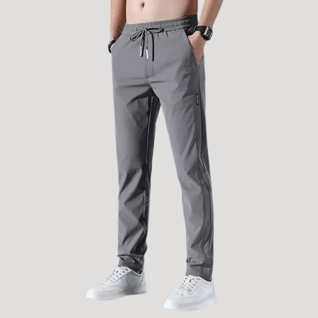 Men lightweight stretch jogger trousers