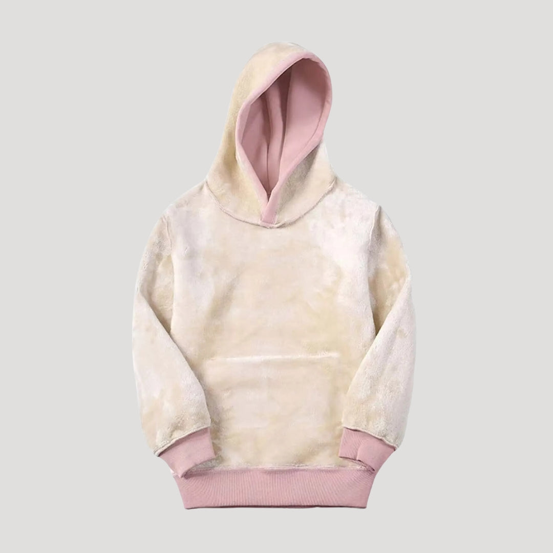 Women fleece-lined cozy hoodie