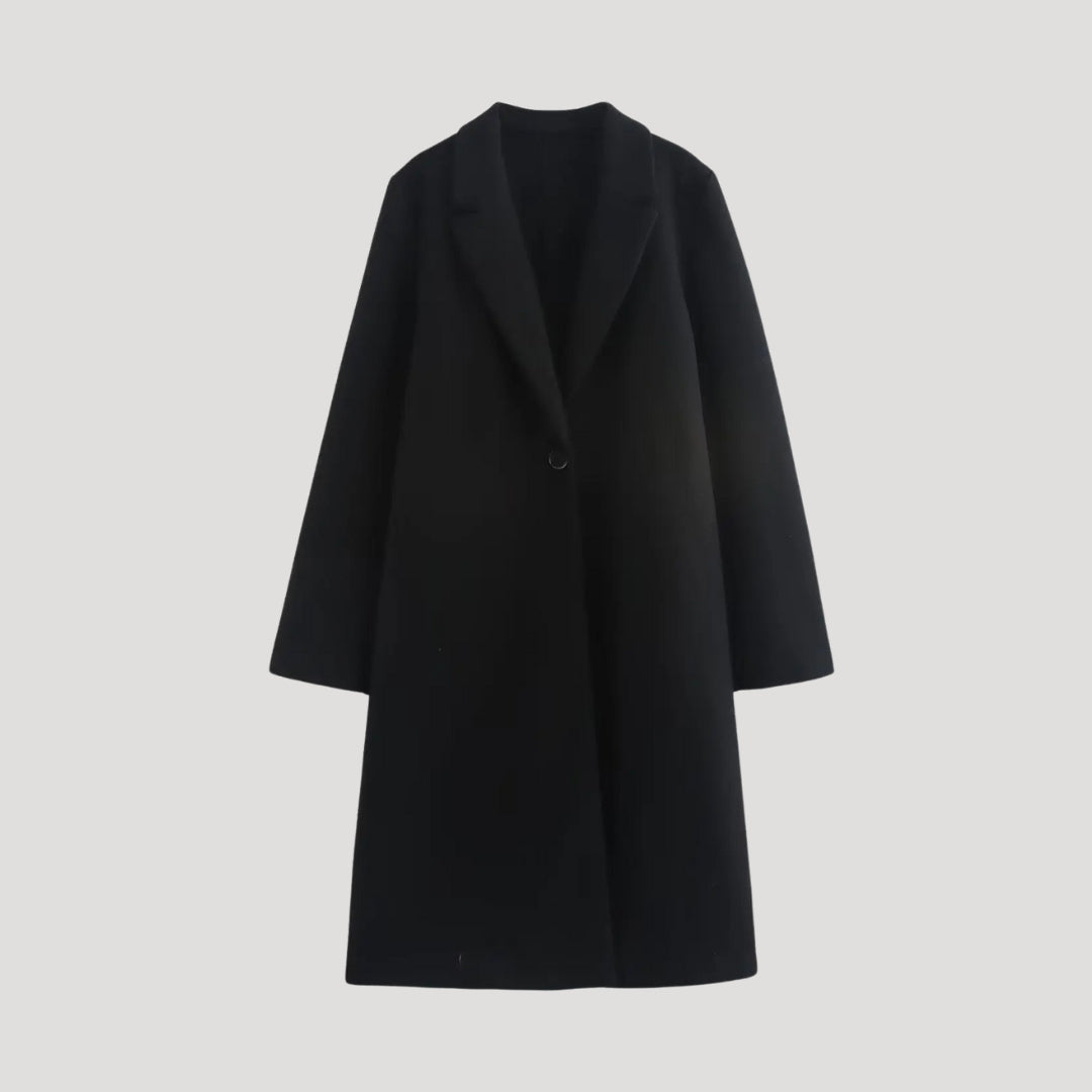 Women's wool-blend coat