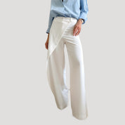 Sleek wrap-style pants